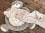 Hundebett Teddy braun /beige mit Decke,Kissen,Knochen,Schnüffeltepich