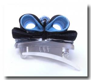 Hunde Schleife `BLUE SKULL Rockabilly Collektion