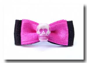 Hunde Schleife MINI SKULLY Farben Wahl