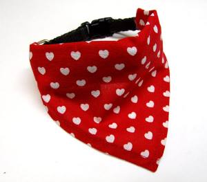 Halstuch/Halsband 2 in 1 für Hunde  LITTLE HEART