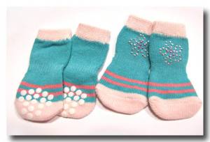 Hundesocken , Katzensocken Gr.M GLAMOUR FLOWER