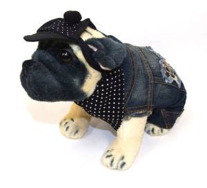 CAPPY - BOMMEL MÜTZE  *BLACK DOTS * bis XL für Hunde