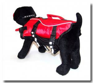 Schwimmweste für den Hund RED