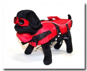 Schwimmweste für den Hund RED