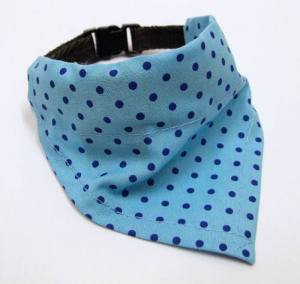 2 in 1 Hundehalstuch / Halsband LITTLE DOTS Farben Wahl