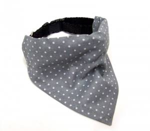 2 in 1 Hundehalstuch / Halsband LITTLE DOTS Farben Wahl