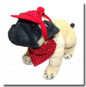 Cappy + Halstuch  SET RED DOTS für Hunde