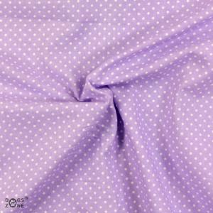 Hunde Mütze Cappy + Halstuch  SET PURPLE DOTS für Hunde