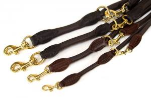 Rundlederleine,Lederleine 2,25 m Lang,10mm BUNT