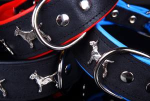 Lederhalsband 