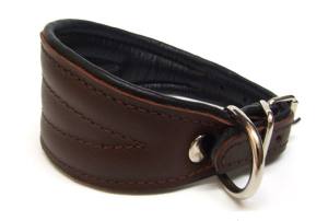 Lederhalsband für Windhunde Halsumfang 23-27cm Gr.0