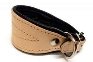 Lederhalsband für Windhunde Halsumfang 23-27cm Gr.0