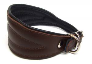 Lederhalsband für Windhunde Halsumfang 37-43 cm Gr.3