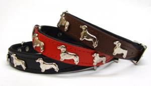 Lederhalsband 