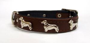 Lederhalsband 
