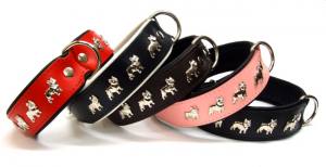 Lederhalsband 