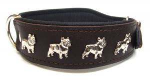 Lederhalsband 