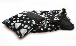 3 in 1 Handtuch, Schlafsack, Decke DARK BLUE PAW EINZELSÜCK