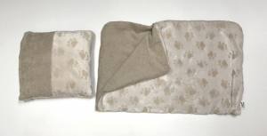 3 in 1 Handtuch, Schlafsack, Decke PAW BEIGE