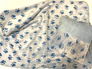 3 in 1 Handtuch, Schlafsack, Decke PAW BLUE