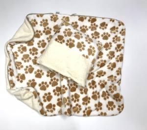 3 in 1 Handtuch, Schlafsack, Decke PAW CREME