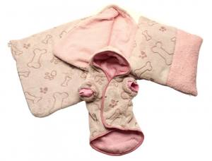 3 in 1 Handtuch, Schlafsack, Decke ROSA BONE