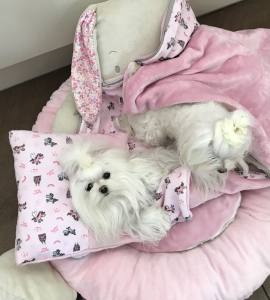 3 in 1 Handtuch, Schlafsack, Decke ROSA PONY