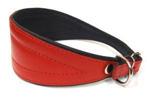 Lederhalsband für Windhunde Halsumfang 
