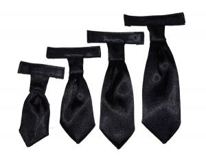 Hundekragen Hundekrawatte auf Halsband  BLACK CLASSIC