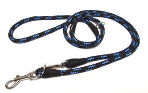 Hundeleine Führleine,  rund 3,0 m lang, 3-fach verstellbar 12 mm