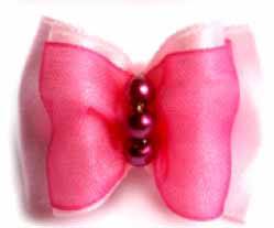 Hundeschleifen Set auf Gummi``PINK DREAM``