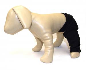 Wundschutz für hinterbeine ,Hunde OP Hosenbein BLACK
