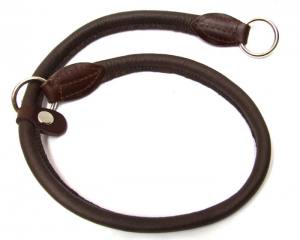 Rundleder Halsband , Rundwürger 12mm.