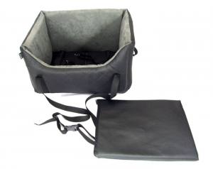 Hundeautositz Autokörbchen DE LUXE BLACK Elegance Gr.3