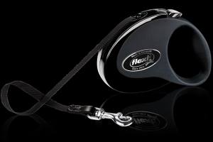 NEW Collecktion Gurt-Leine schwarz 3 m