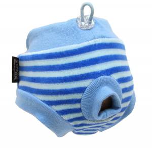 Schutzhöschen BLAU * DogsZone * LITTLE STRIPES*