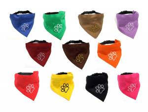 Halstuch/Halsband 2 in 1 für Hunde TATZE Gr.4