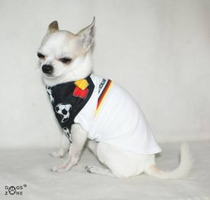 Hunde Fussball T-Shirt Trikot DEUTSCHLAND  SMALL DOG