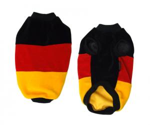 Hunde Fussball  Sweatschirt FLAGGE DEUTSCHLAND