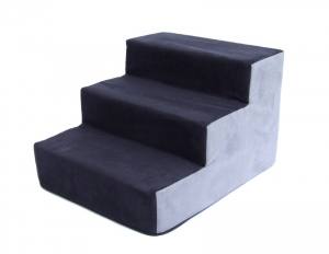 Hundetreppe DogsZone VICTORIA 2 in Wildlederoptik Gr.S/3