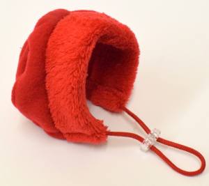 Hundejacke,Winterjacke mit Schal NESNA RED