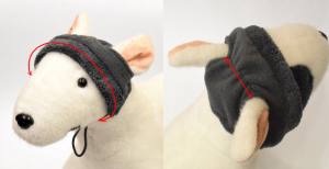 Hundejacke,Winterjacke mit Schal NESNA PINK