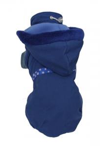 Hundejacke,Winterjacke mit Schal NESNA BLUE
