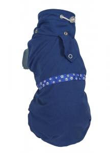 Hundejacke,Winterjacke mit Schal NESNA BLUE
