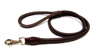 Rundlederleine,Lederleine 1,20 m Lang,Stärke 12 mm