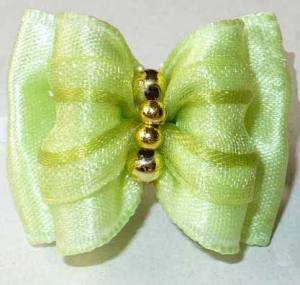 Hunde Schleife Exclusive LEMON PEARL