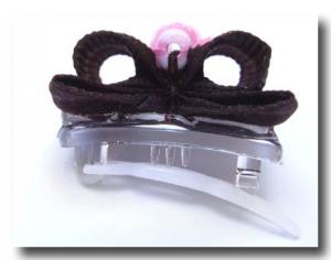 Hunde Schleife PINK SKULL Rockabilly Collektion