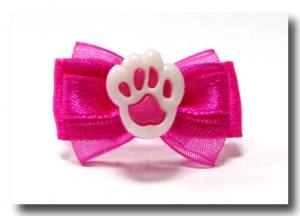 Hunde Schleife MINI PAW Farben Wahl