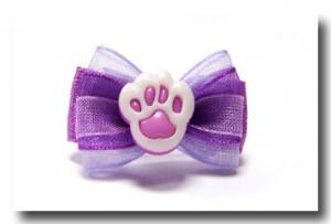 Hunde Schleife MINI PAW Farben Wahl
