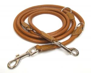 Rundlederleine,Lederleine 2,25 m Lang,Breite 10mm